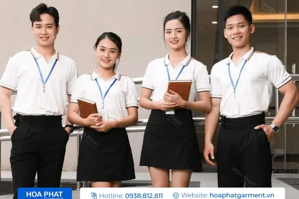 Áo polo trắng phối cùng quần jean cho phong cách thanh lịch