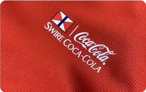 vải mè áo thun đồng phục công ty Coca Cola