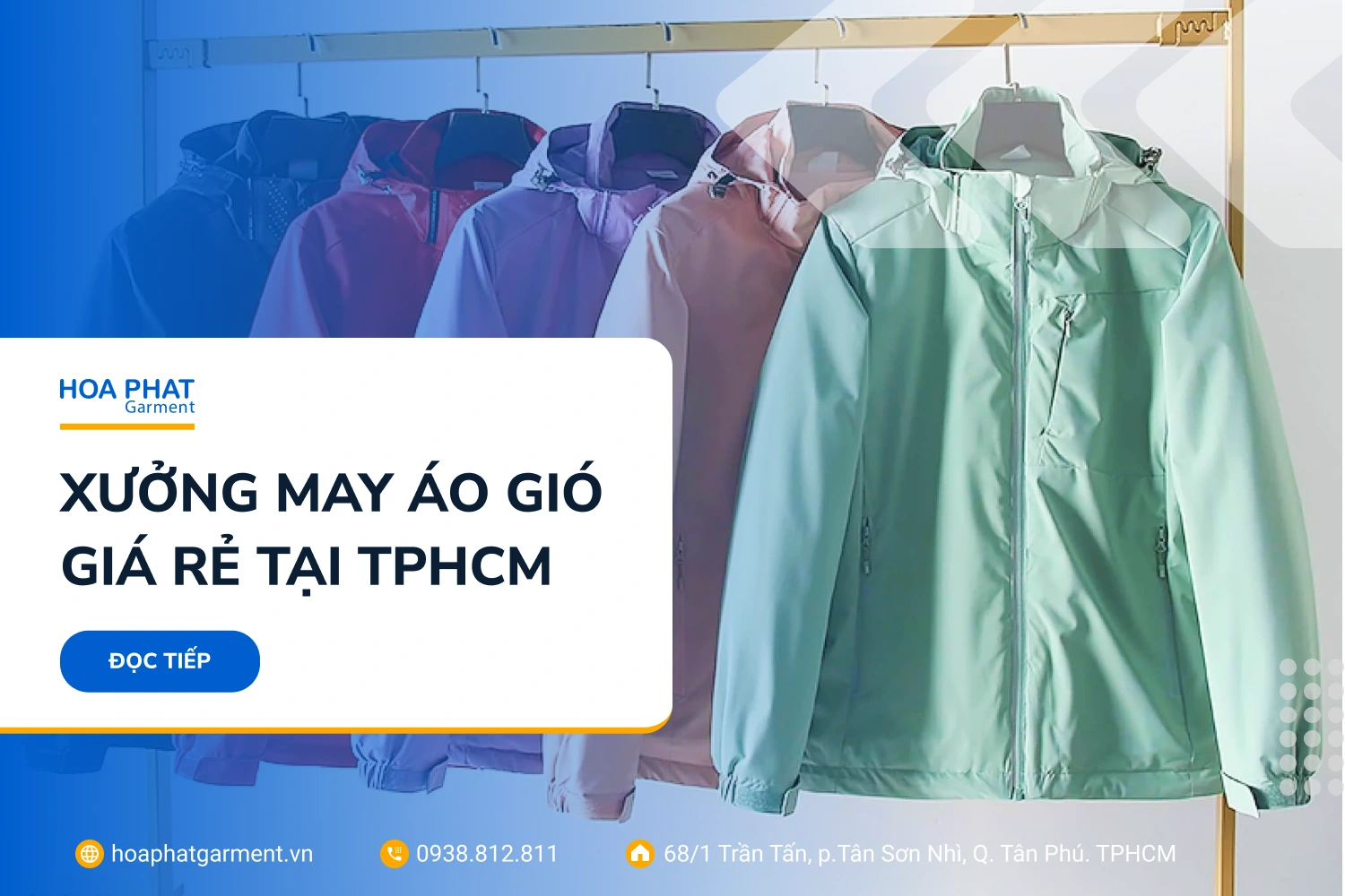 Xưởng may áo gió giá rẻ tại TpHCM. May áo khoác gió đồng phục giá bao nhiêu