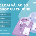 Các loại vải may áo sơ mi phổ biến