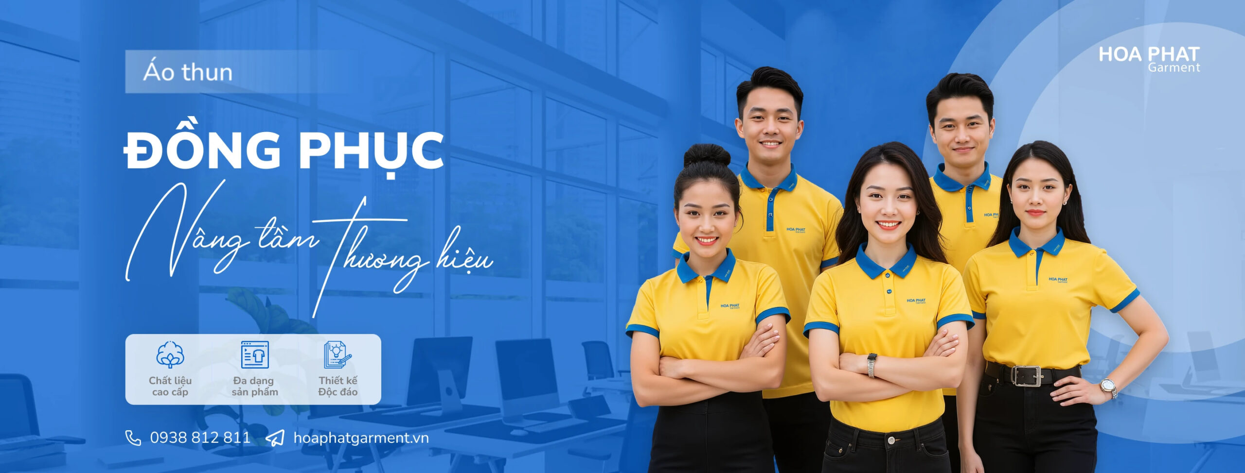 Công ty may áo thun đồng phục cao cấp