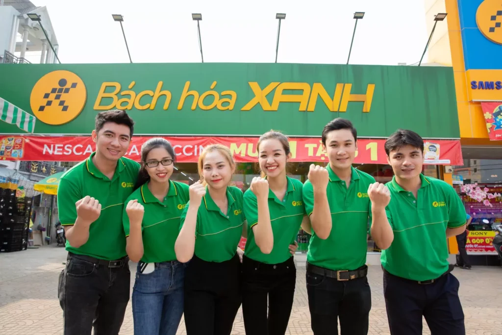 dong phuc bach hoa xanh