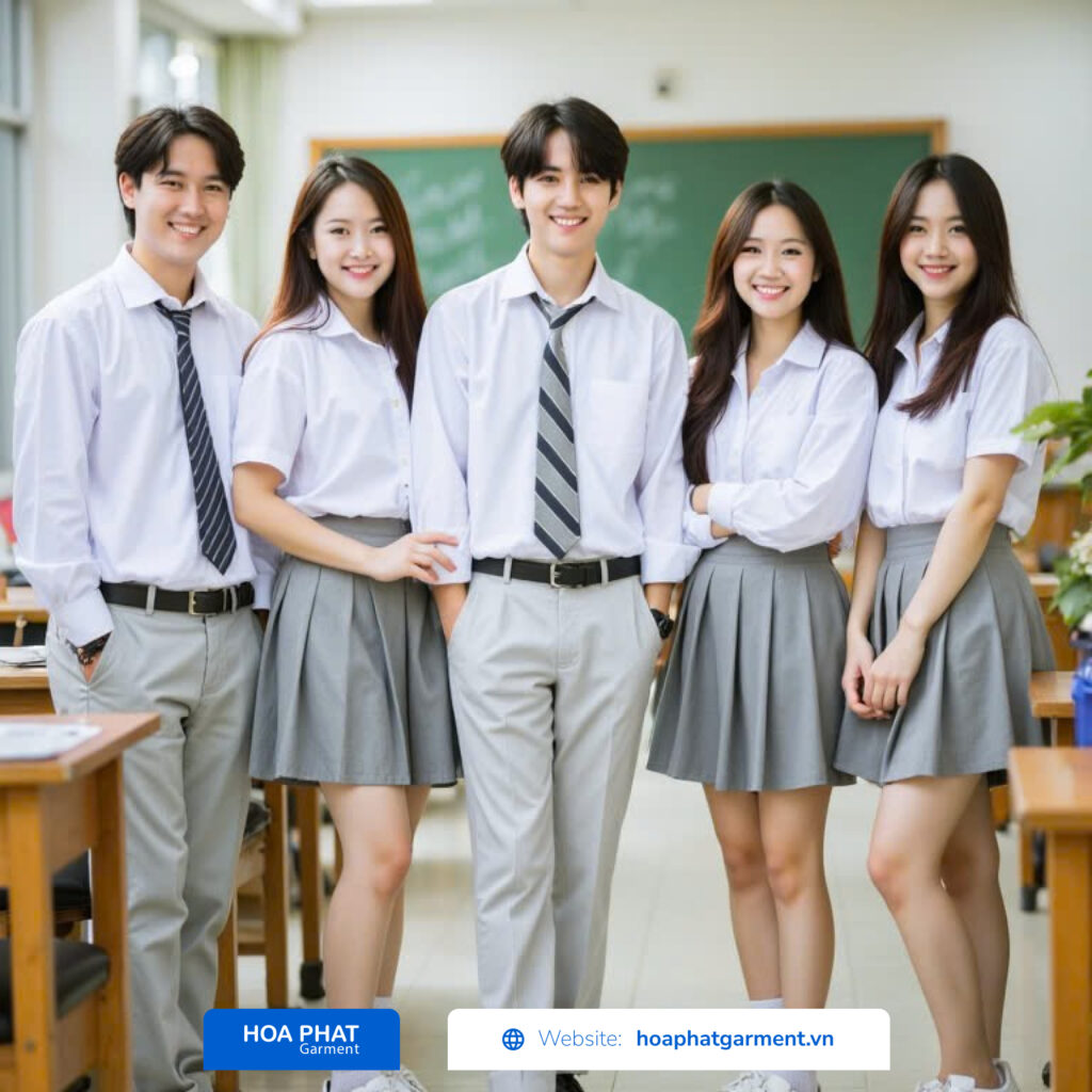 xưởng may đồng phục học sinh 