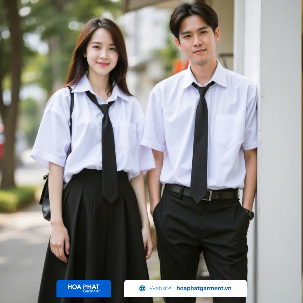 sơ mi học sinh đẹp