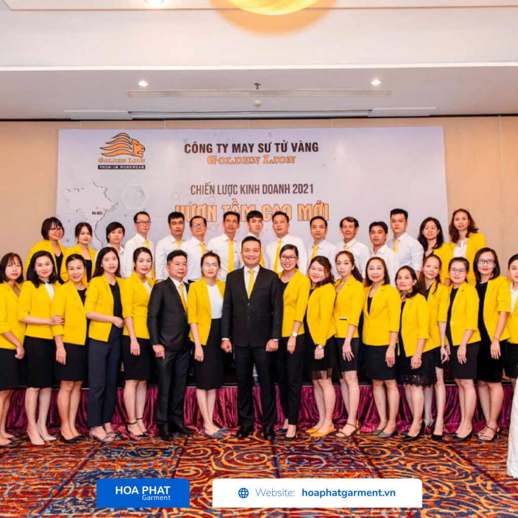 Công ty may đồng phục Sư tử Vàng