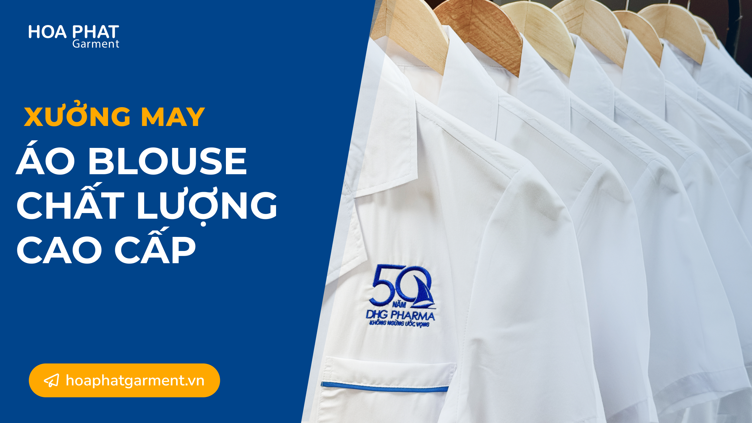 xưởng may áo blouse