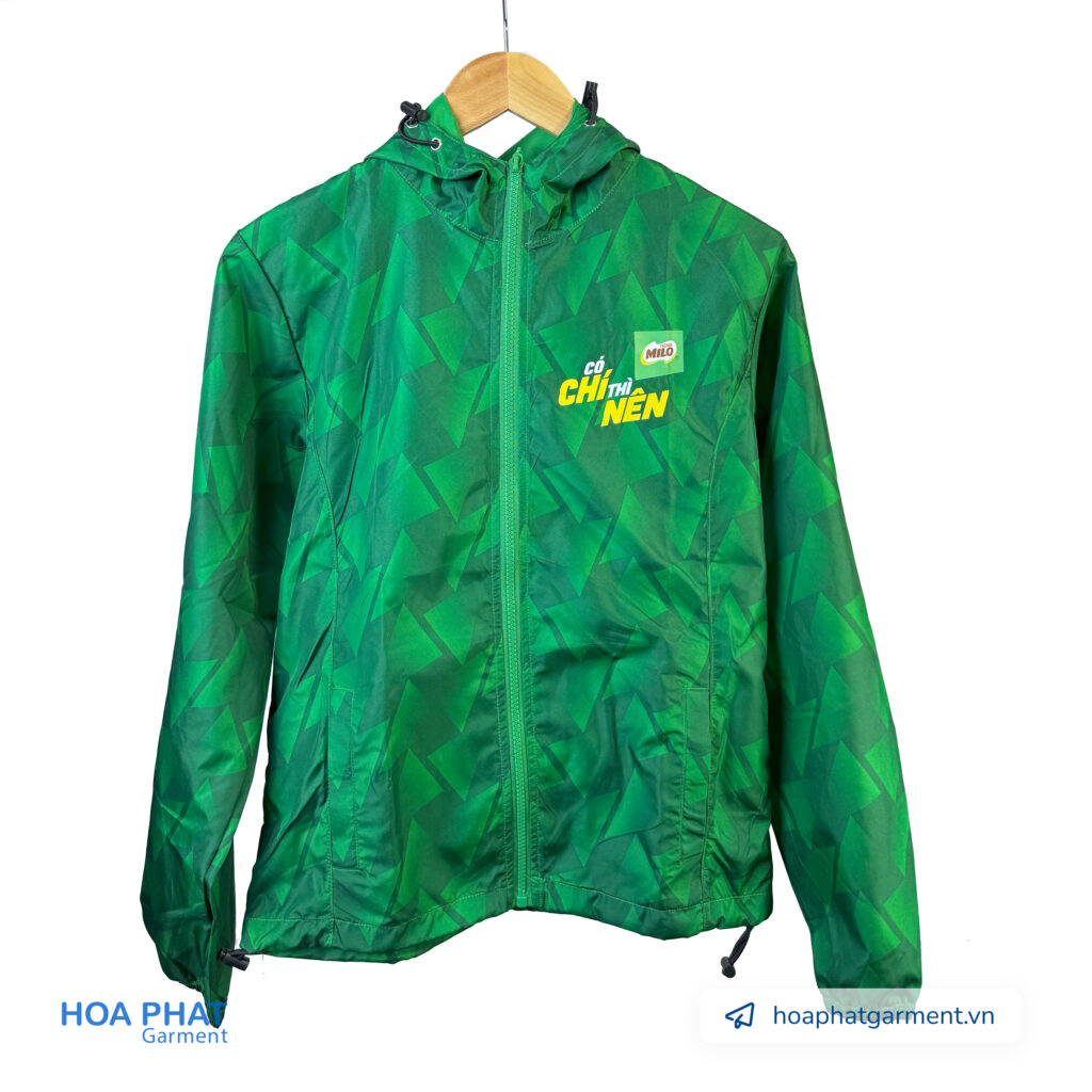 áo gió đồng phục milo