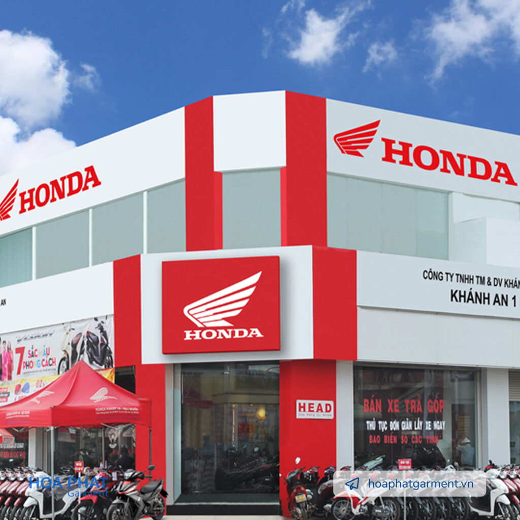 dự án đồng phục áo gió honda
